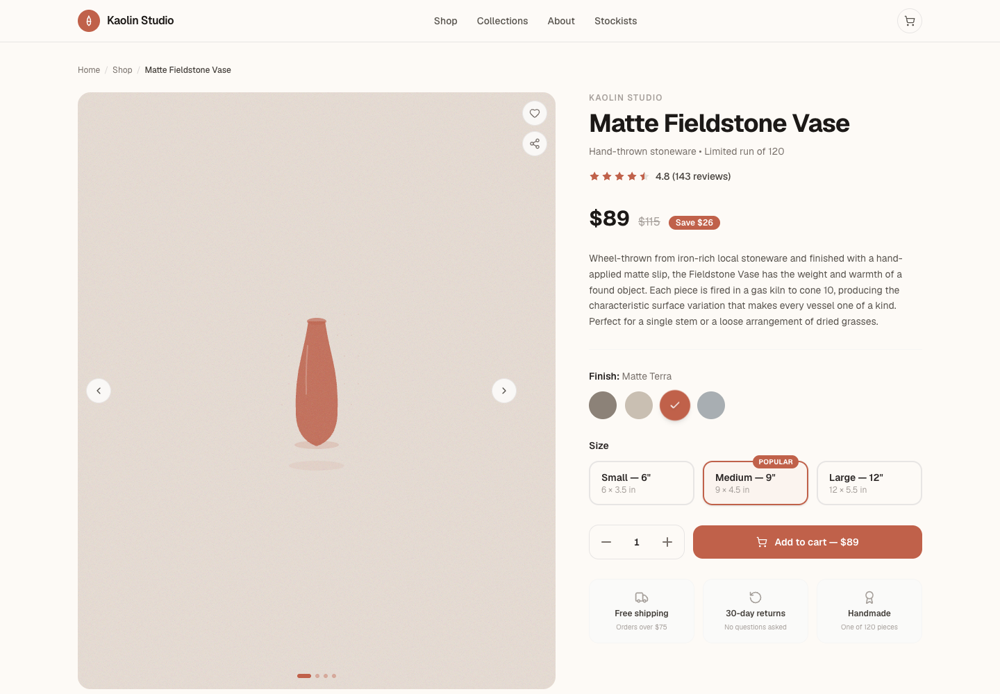 E-commerce Product