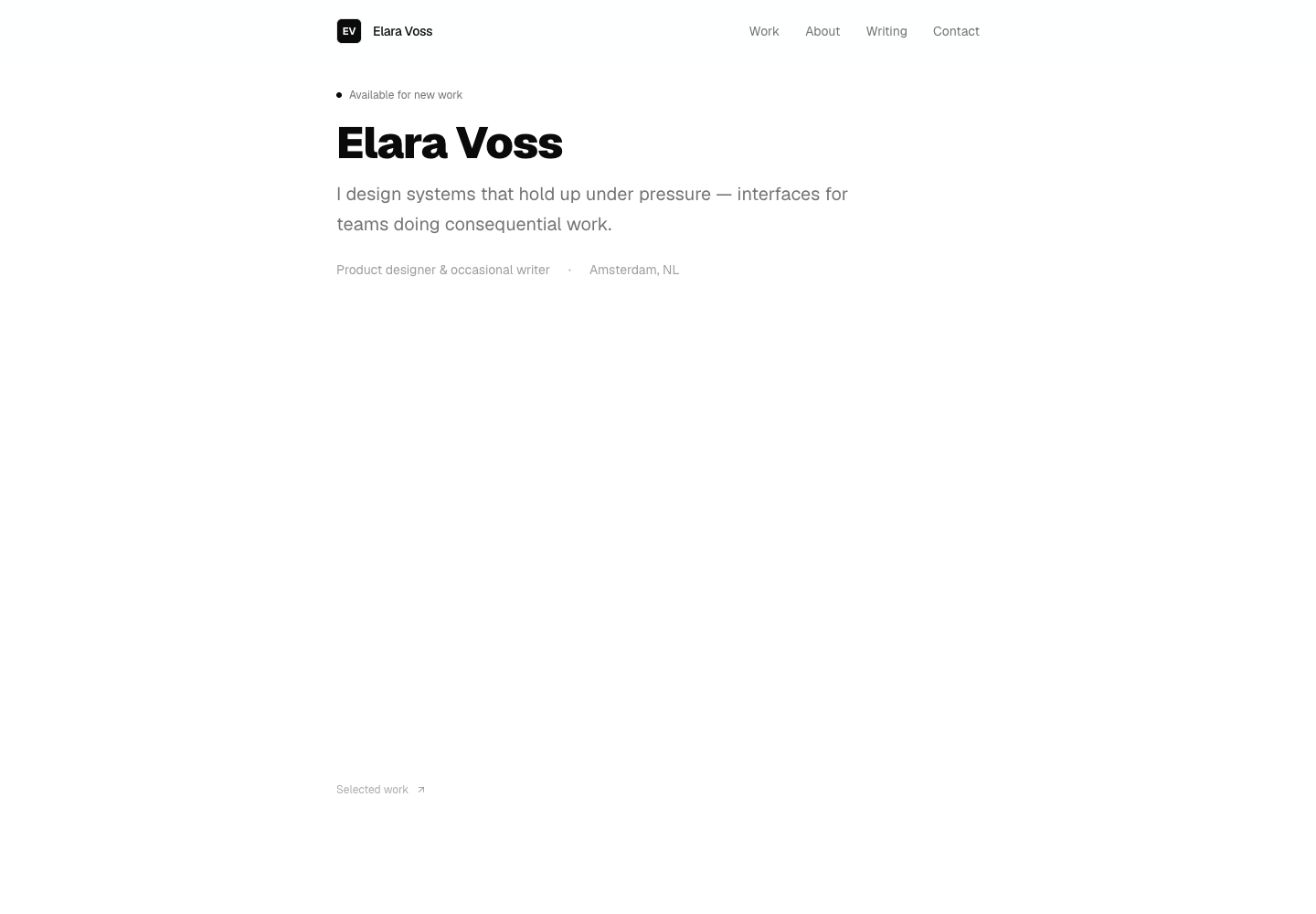 Personal Portfolio