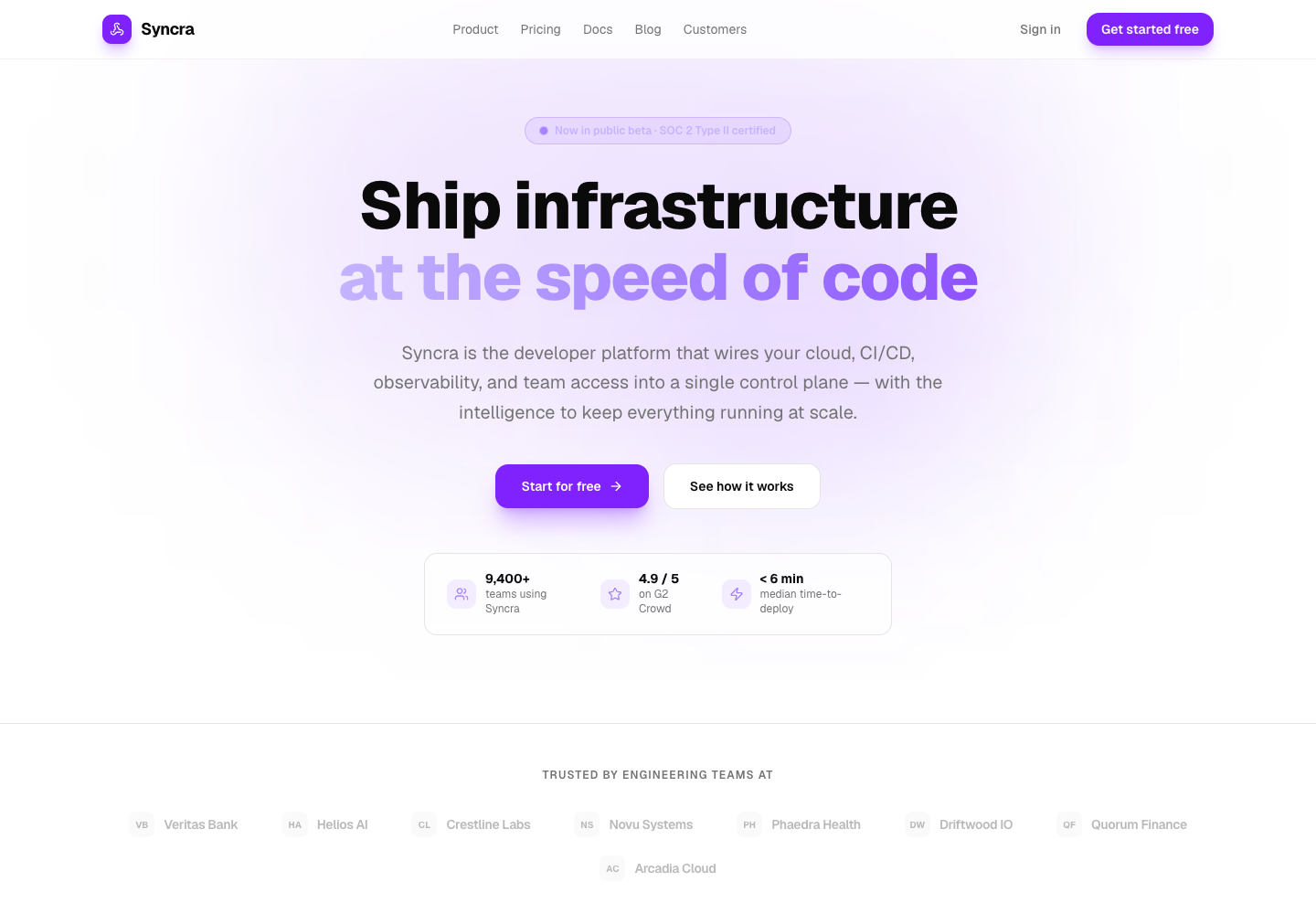 SaaS — Dark